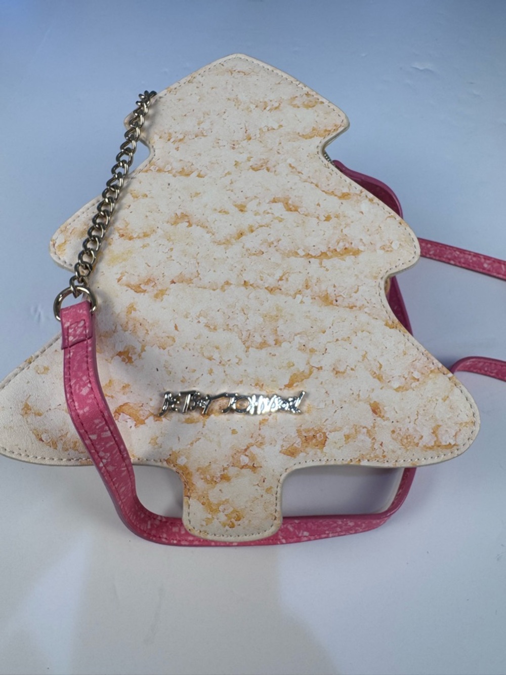 Betsey Johnson Kitsch Christmas Tree Crossbody Bag Purse Lights up RARE euc - Picture 9 of 16